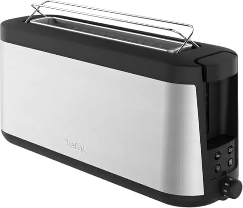Tefal Express TT410D Toaster, 2-Scheiben, 850 W, Edelstahl