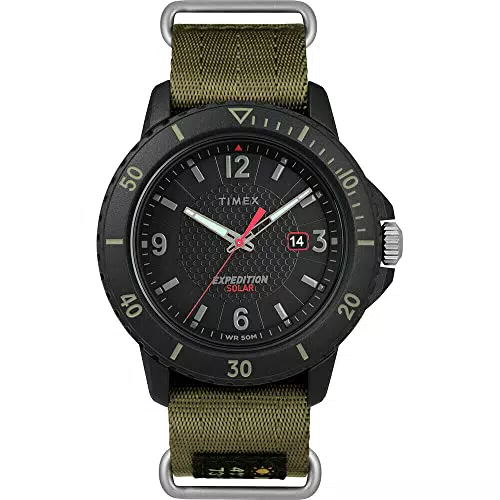 Timex Herren Armbanduhr Expedition Gallatin – Analoge Outdoor Uhr