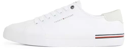Tommy Hilfiger Herren Vulcanized Sneaker Core Corporate Canvas Low Top