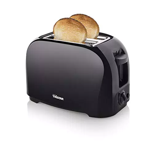 Tristar BR-1025 Toaster mit Brötchenaufsatz, 6 Bräunungsstufen, Krümelfach