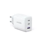 UGREEN USB-C Ladegerät 65W USB C Netzteil 3-Port Schnellladegerät PD Charger 60W kompatibel mit MacBook Pro/Air