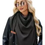 UMIPUBO Damen Schal aus Baumwolle Musselin – Eleganter Halstuch für Herbst