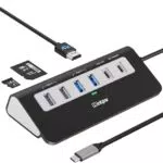 USB C Hub 9-in-1 Adapter mit 4K HDMI, PD 100W, SD/TF Slot für MacBook & iPad