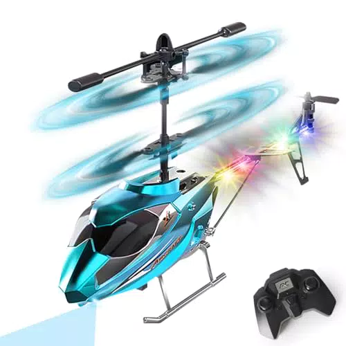 VATOS RC-Hubschrauber mit LED-Licht – Ferngesteuertes Modell für Kinder ab 12 Jahren
