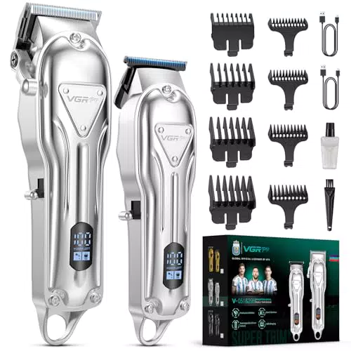 Vgrpro Haarschneidemaschine – Schnurloser Herren Haarschneider und Haartrimmer Set
