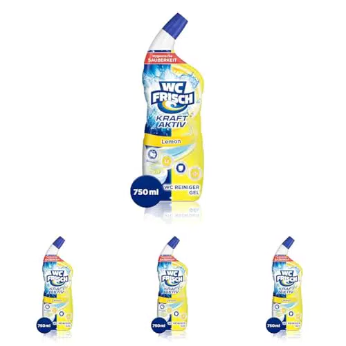 WC FRISCH Toilettenreiniger Gel mit Lufterfrischer-Effekt für hygienische Frische
