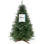Pure Living Künstlicher Weihnachtsbaum naturgetreu mit Holzständer und Tasche