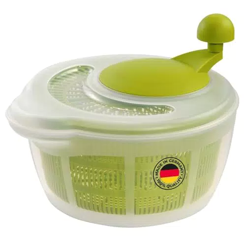 Westmark Salatschleuder Fortuna aus Kunststoff – Hochwertige Salatschleuder