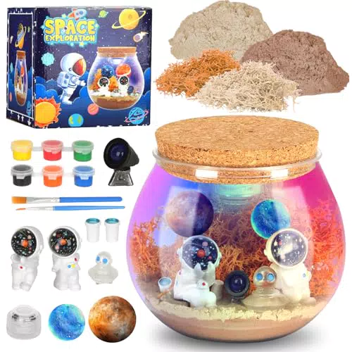 Withosent Laternen Bastelset Astronaut – Nachtlicht DIY für Kinder ab 3 Jahren