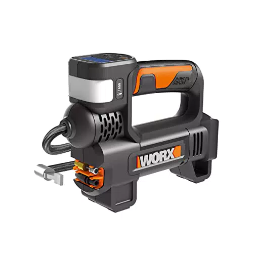 WORX WX092.9 Akku-Kompressor 4-in-1 mit Digitalanzeige und Arbeitsleuchte