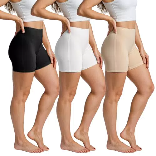 Yolev Radlerhose Damen Nahtlose Unterwäsche Anti-Scheuern Hohe Taille Panties
