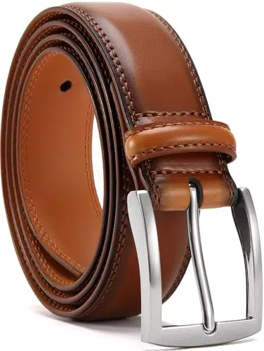 YOORAN Herren Ledergürtel 33mm Breit – Gürtel für Jeans und Anzugschuhe