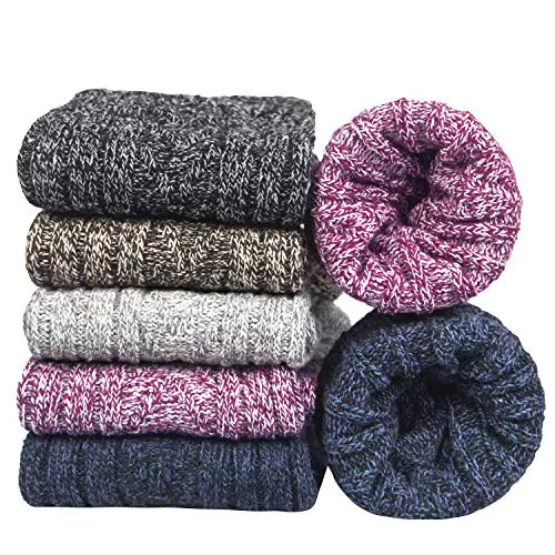 YSense Damen Merino Wollsocken – Warme Thermosocken für den Winter