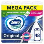 Zewa Wisch&Weg Original Mega Pack – Küchenpapier für hygienische Sauberkeit