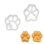 Bakerlogy Ausstechformen Pfote Naturgetreu und Niedlich für Plätzchen