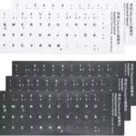 Tastaturaufkleber Deutsch Ersatz für Laptop und Standard Tastatur
