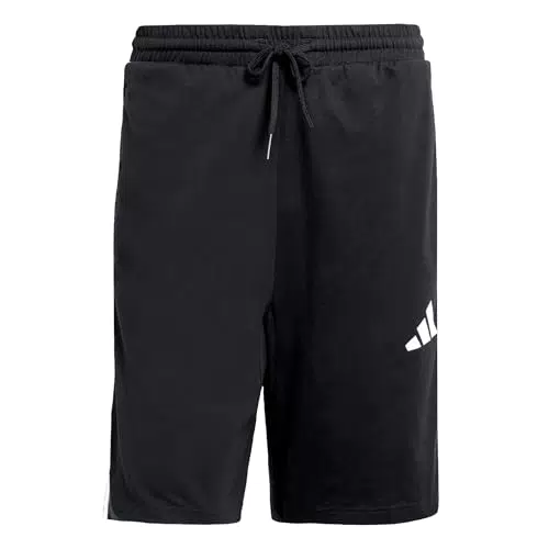 adidas Herren Essentials Three Stripes Jersey Shorts – Bequeme Sportshorts