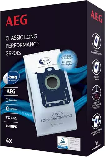 AEG CLEAN 5000 AB51C1SW Staubsauger mit hoher Saugleistung und Hygiene-Filter