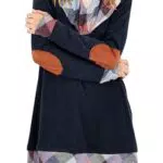 Alaster Queen Damen Winter Strickkleid mit Rollkragen und langen Ärmeln