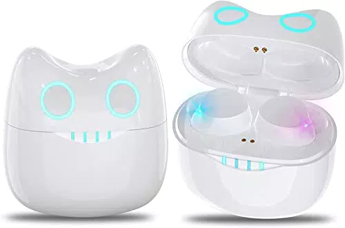 AMAFACE Kabellose Bluetooth Kinderkopfhörer mit Mikrofon, Panda-Design, LED-Anzeige