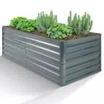 Arebos Hochbeet aus Metall – Wetterfestes Pflanzbeet für Garten und Terrasse