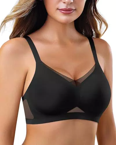 As Fairy BH Damen - Nahtloser Push-Up Bralette ohne Bügel für komfortablen Halt