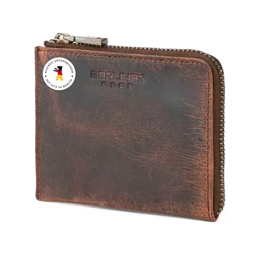 Berliner Bags Vintage Portemonnaie Mark – Leder Geldbörse für Damen & Herren