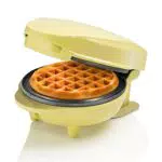 Bestron Mini-Waffeleisen für klassische Waffeln, kleiner Waffelmaker mit Antihaftbeschichtung