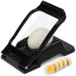 BIBURY Eierschneider aus Edelstahl – Robuster Egg Slicer für Eier & Obst