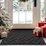 Biscpro Fußmatte für Innen und Außen, Waschbar, Wasserdicht, Rutschfest