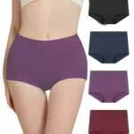 Bobelle Wear Damen Unterhosen Hohe Taille Baumwolle Atmungsaktiv Hipster