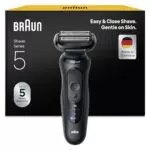 Braun Series 5 52-A1820si Elektrorasierer für Herren – Nass- und Trockenrasierer