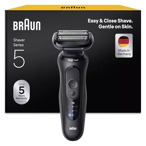 Braun Series 5 52-A1820si Elektrorasierer für Herren – Nass- und Trockenrasierer
