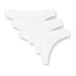 Calvin Klein Damen Strings Ideal Cotton Tangas in Schwarz