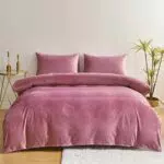 Chanyuan Warm Plüsch Bettwäsche Set aus Coral Fleece mit Cashmere Touch