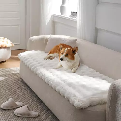 COZY KISS Sofabezug für Hunde und Katzen – Waschbare, rutschfeste Schutzhülle