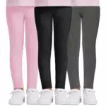 DDOBB Leggings Mädchen High Waist Sportleggins Weich Elastisch Blickdicht Yoga