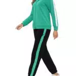 Demegimi Zweiteiler Damen Trainingsanzug mit Jacke und Hose für Sport und Alltag