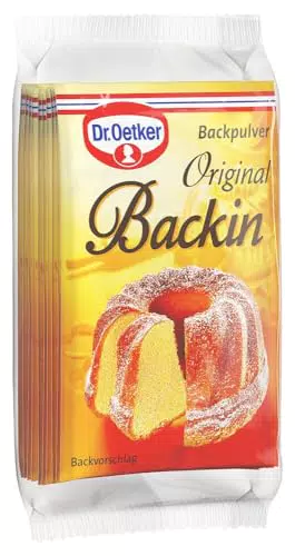 Dr. Oetker Original Backin Backpulver Veganes Backtriebmittel Für Kuchen & Pizza