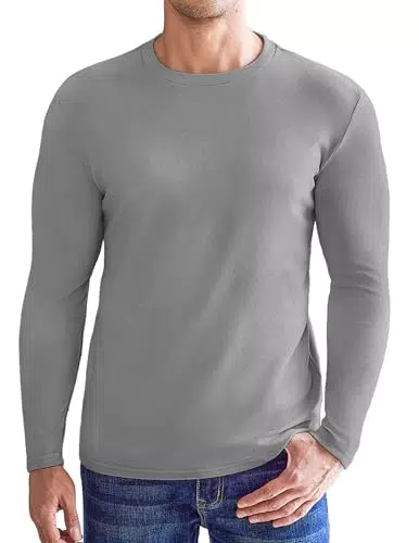 Ekouaer Herren Thermo Langarmshirt – Wärmendes Funktionsshirt für den Winter