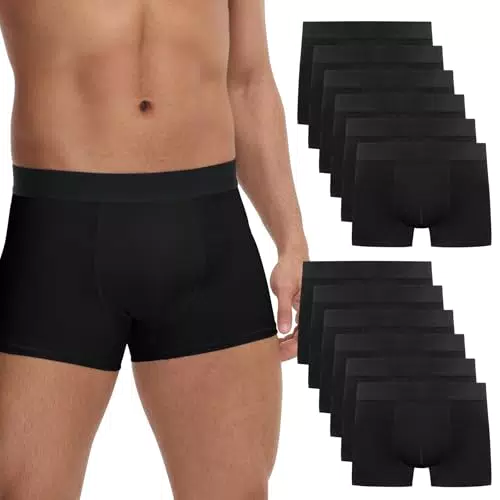 FALARY Boxershorts Herren Retroshorts Baumwolle Sportunterhosen