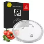 FIXLINE® Bratpfanne - Antihaftbeschichtung, hoher Rand, für alle Herdarten geeignet