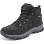 FLARUT Herren Winterstiefel gefüttert für Trekking und Outdoor-Aktivitäten