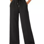 Friptspyg Jogginghose Damen Baggy Hosen mit Elastischem Bund und Taschen