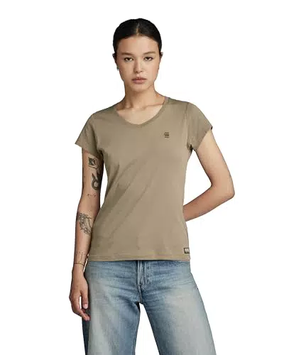 G-Star RAW Damen Eyben Slim V-Neck Top 2.0