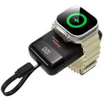 Galeces 2-in-1 Kabelloses Ladegerät für Apple Watch Magnetisch & Powerbank