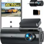 GKU 4K Dashcam mit GPS, WiFi, Parküberwachung und Nachtsicht, Dual Kamera