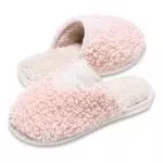 GOEWY Hausschuhe Damen und Herren - Rutschfeste Plüsch Pantoffeln mit Memory Foam