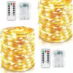 GOMETY LED Lichterkette 10M, 100 LEDs, wasserdicht IP67, mit Fernbedienung und Timer