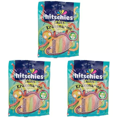 Hitschies Saure Krakenarme Fruchgummi, 125 g